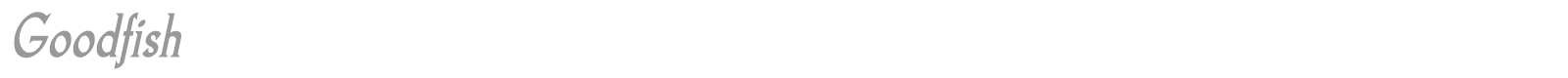 Goodfish font preview